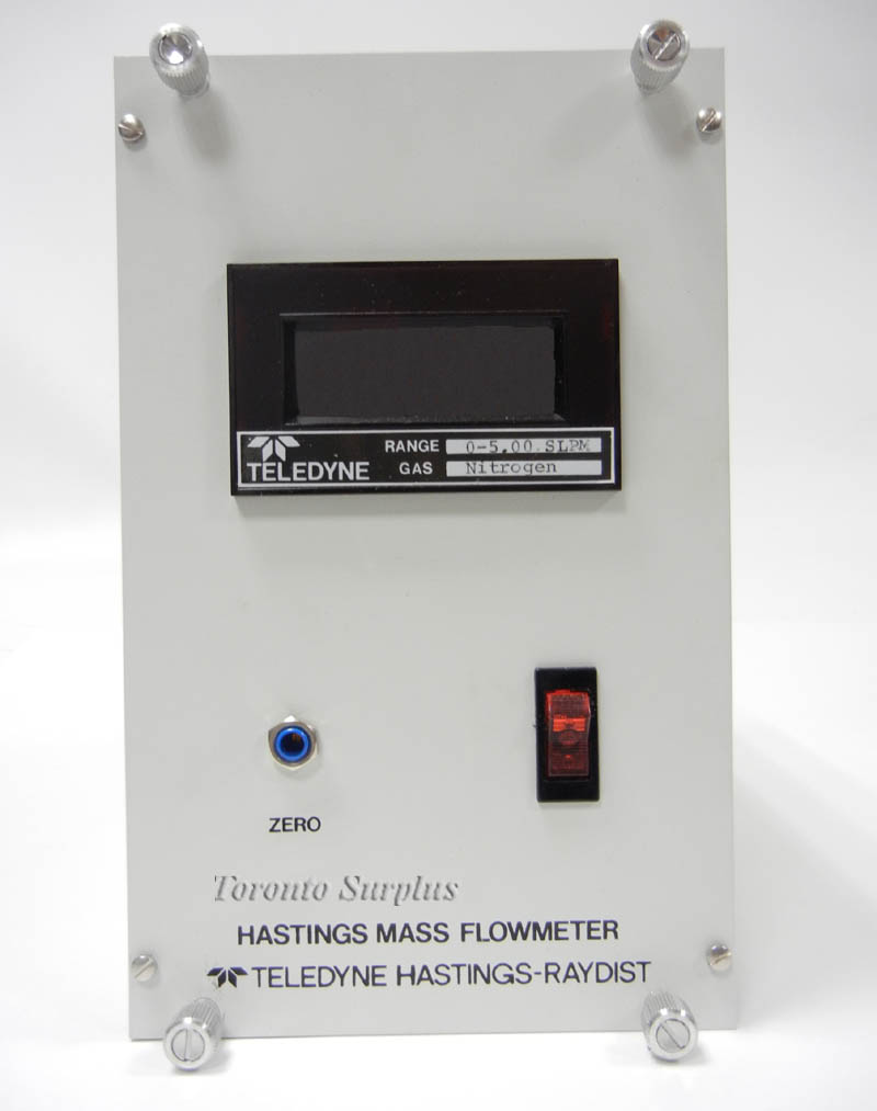 Teledyne Hastings-Raydist NALL-5KPG Mass Flowmeter With Transducer And Manual