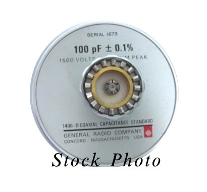General Radio 1406-D / 1406D GenRad Coaxial Capacitance Standard