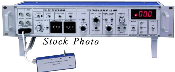Physiologic Instruments VCC600 Voltage/ Current Clamp / Pulse Generator, with Headstage
