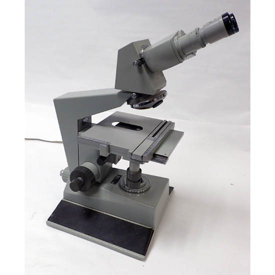 Carl Zeiss Jena Laboval Microscope w/ Built-In Light and External Power Supply