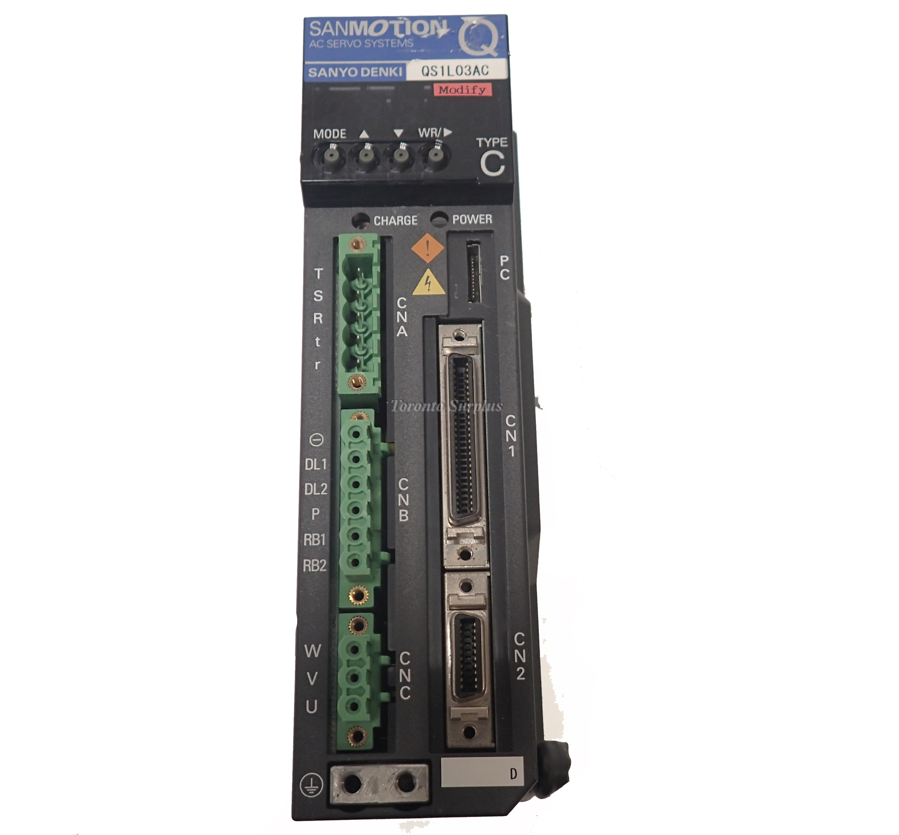 Sanyo Denki Sanmotion QS1L03AC 30A Servo Amplifier 0-326V 5.2A