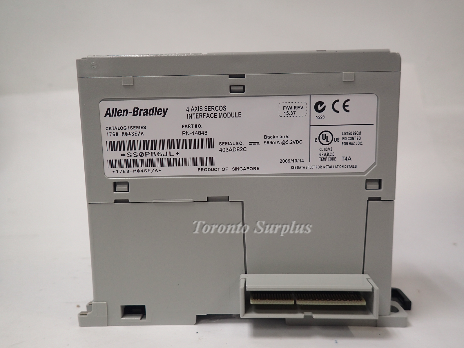 Allen Bradley 1768-M04SE/5.2 VDC 4Axis Interface Module Sercos Series A
