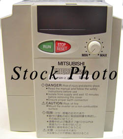 Mitsubishi FR-E520-1.5KN-TB Inverter Motor Drive Servo Freqrol E500, 200-240V, 3 PH, 8A
