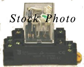 Omron MY4N-D2-DC24, 4PDT, 24VDC, 5A Plug In Power Relay, with PYF14A 4PDT, 24VDC, 5A PYF14A Socket