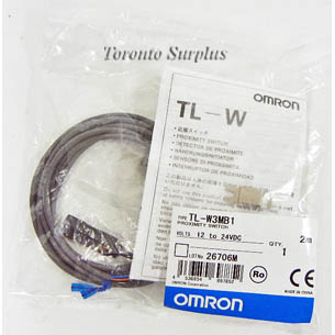 Omron TL-W3MB1 2M Flat Inductive Proximity Sensor, BNIB, NOS