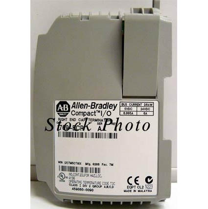Allen Bradley 1769-ECR CompactLogix Right End Cap/Terminator, Series A, Rev 2