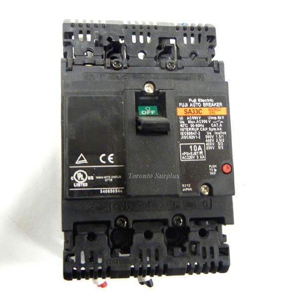 Fuji Auto Breaker SA33C BBASC-010, 10A, 50-60Hz, Max AC500V