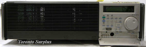 Kikusui PLZ603WH / PLZ 603WH. PLZ-3WH Series Electronic Load 5-500V (DC), 0-30A, 600W Maximum
