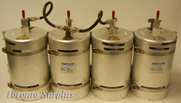 Sinclair Technologies YA3-01180-03 Series FQ30207*3 / FQ3037*3 UHF 4 Cavity Q Circuit Filter, Rack Mount, Adjustable Frequency
