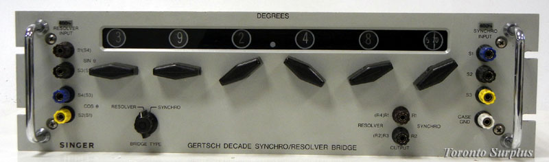 Ailtech Singer Gertsch / Tegam / Eaton DSRB-5CD-4R Decade Synchro / Resolver Bridge R/S Input 400 Hz