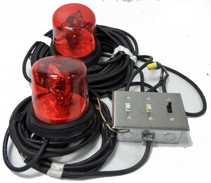 North American Signal Company ST-500-ACR Double Strobe Light Assembly with Switch