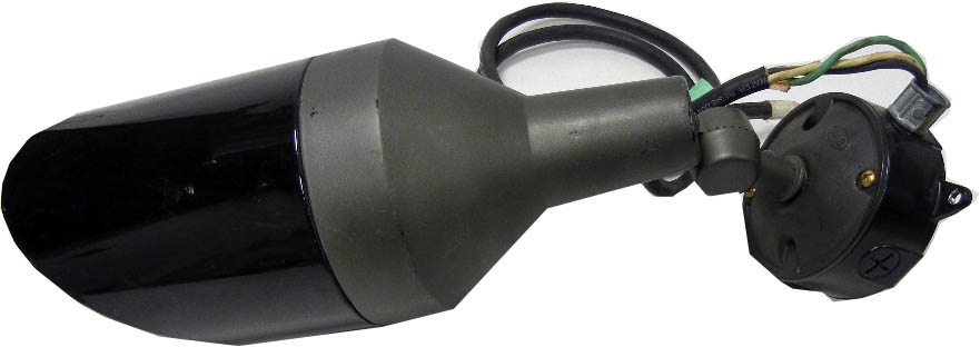 Hooded Mountable Floodlights Black/Grey with Adjustable Swivel Arm
